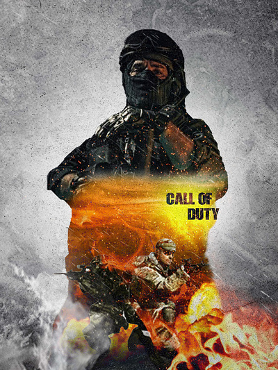 Call Of Duty game design graphic design