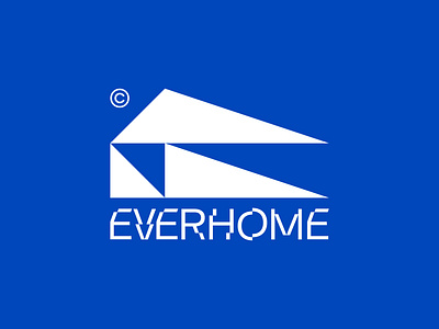 EVERHOME - Home Transportation Company Logo Design brand identity branding corporate home logo house logo logo logo design logomark transportation typography