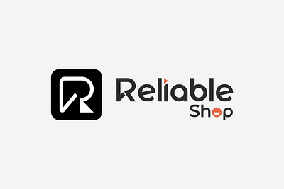 Reliable Shop; E-commerce Logo Design brand identity designer branding digital marketing logo ecommerce logo r app logo r creative logo r ecommerce logo r fashion logo r latter e commerce logo r latter logo r latter logo design r latter luxury shop logo r latter watch company logo r luxury logo reliable reliable logo reliable r latter logo reliable shop logo design shop logo skylogo