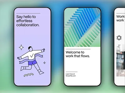 Brand Design for Business App brand identity branding business app collaboration digital digital design digital graphics digital interface graphic design logo mobile mobile app mobile design mobile view soft background typography visual visual design visual elements visual identity