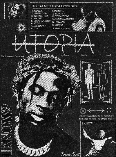 Utopia album album poster concept design graphic design