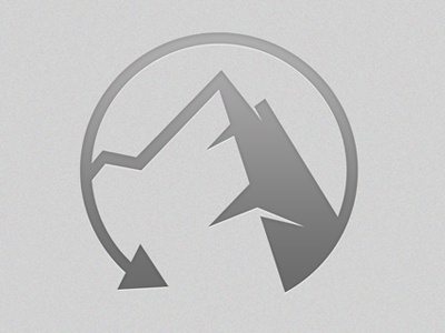 Mountain Progress circle logo mark more mountain progress refresh snow