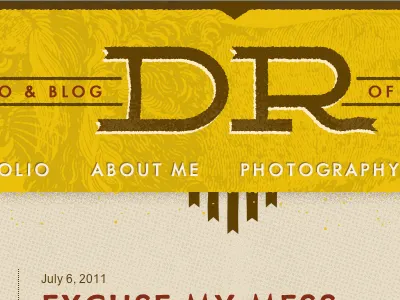 New Site Soft launch brown deming lion portfolio texture web