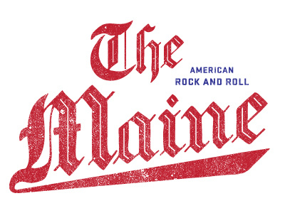 The Maine americana red vintage white and blue