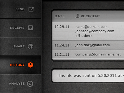 UI OSX App app audio history osx ui