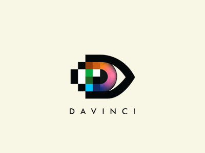 Davinci colorful d davinci eye