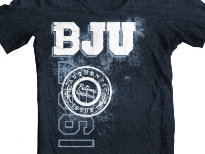 BJU 2011 Admissions Tee hand drawn tee design typography