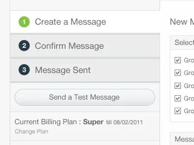 Accordion accordion button interface