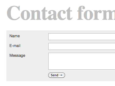 Contact form contact contact form form helvetica monochrome times times new roman times roman