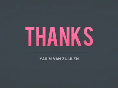Thanks, Yakim van Zuijlen! draft invite thanks