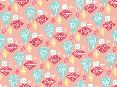 Diamonds diamonds gems illustration