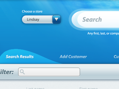 Search search ui water