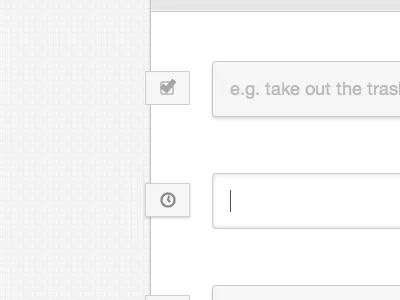 Interface check do form grid icons input list to todo ui web