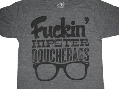 Hipster T boobies christopher paul illustration t shirt