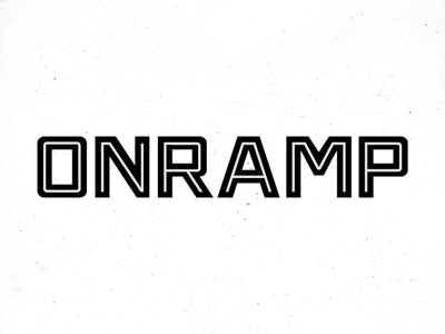 ONRAMP : Inline font inline michael spitz michaelspitz type typeface typography