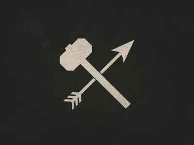 Hammer & Arrow arrow branding crest hammer logo personal