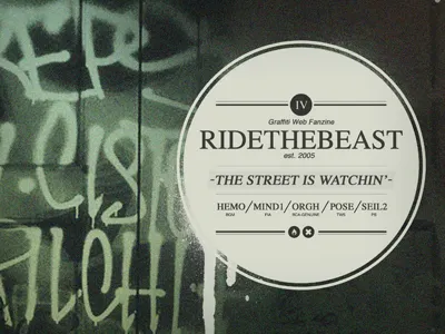 Ride the Beast / Graffiti WebMagazine cover graffiti magazine