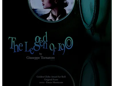 the Legend of 1900 movie Poster Design graphic design poster