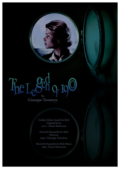 the Legend of 1900 movie Poster Design graphic design poster