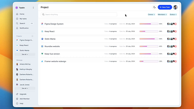 Experiment Figma prototype dashboard design designsystem figma prototype webapp