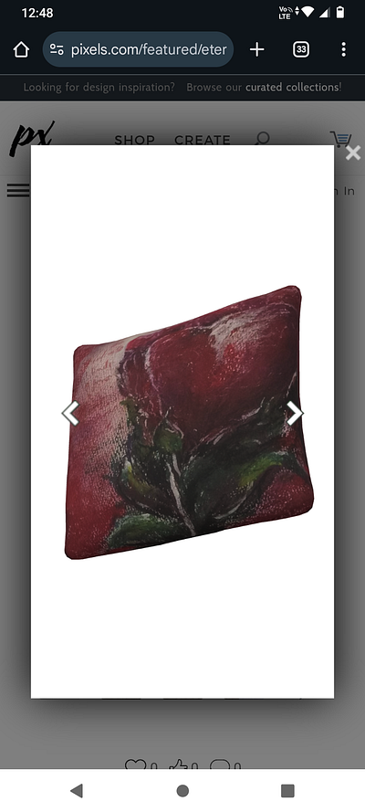 Eternal love graphic design greeting card love oil pastels passion pillow red romance roses