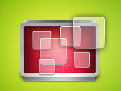 Exposé Red green icon monitor rapidweaver red screen