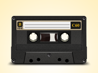 Old cassette cassette decean icon nelutu old psd tape