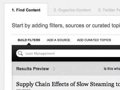 Creating a Portal with Eqentia form live screenshot navigation search tabs