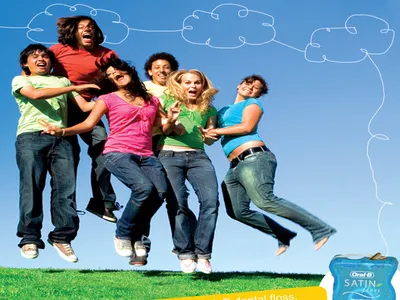 Dental floss advertising advertising graphic design illusration