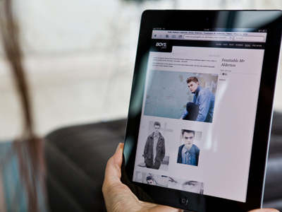 Boys By Girls Website cms london manchester models photography seo web design web development website