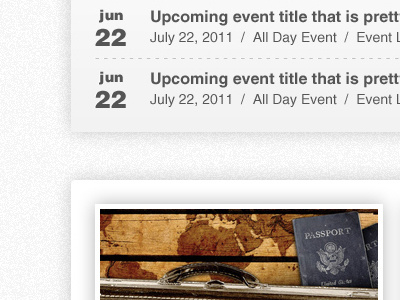 Events and Ads events gray noise simple