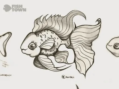 Fish sketch #2 fish games illustration sketch
