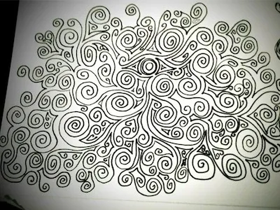 Notes About The Presence Of Memory curls doodle eye hand drawn handdrawn ink non digital sketchnotes