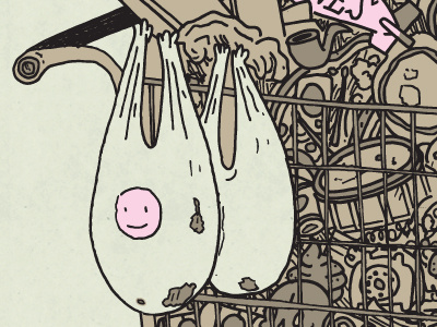Poster Peak doodoo poster screenprint trash