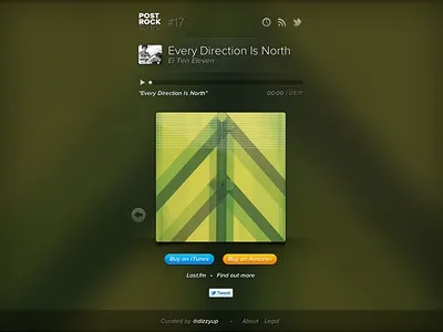 PRT Relaunched! blog mp3 post rock redesign relaunch tuesday website