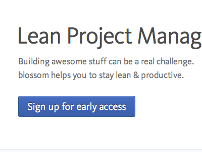 Landing page signup button button kievit landing lean signup