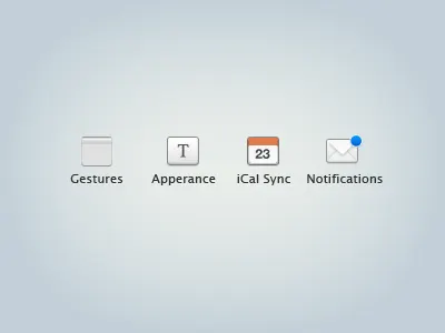 Small Icons icons macosx settings small