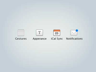 Small Icons icons macosx settings small