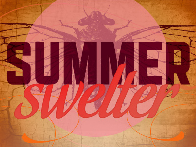 Summer locust summer texture