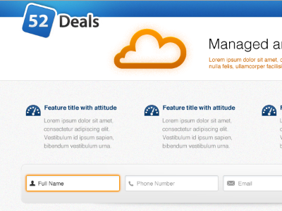 52 Deals design ui website