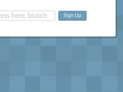 Blue biotch blue more blue sign up tiled