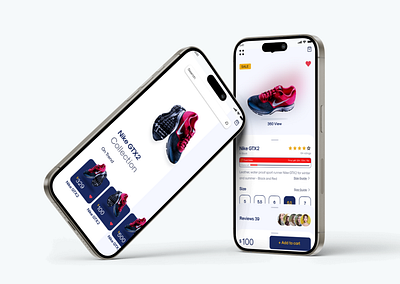 Nike Ecommerce Cart 3d app figgma graphic design mobileapp ui ux