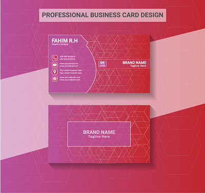 Creative Business Card Design brochure business card card flyer id card illustrator photoshop