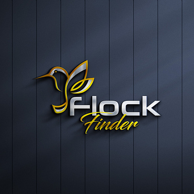 Flock Finder Logo 3d 3d logo branding graphic design logo mascot logo motion graphics