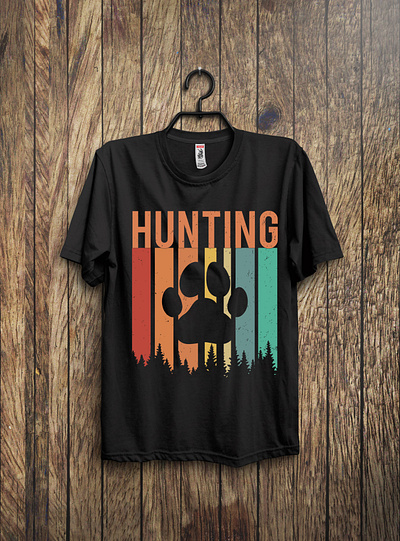 Hunting T-Shirt Design 3d animation branding graphic design hunting logo motion graphics tshirtdesign ui