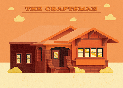 The Craftsman - House Illustrations design graphic design illustration