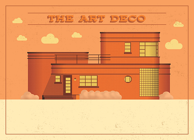 The Art Deco - House Illustrations design graphic design illustration