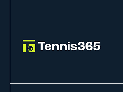 Tennis365 Logo abstract logo brand designer branding logo designer minimal logo sports sports branding sports identity sports logo tennis branding tennis design tennis logo