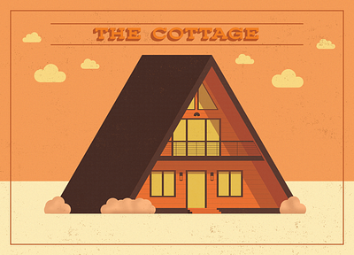 The Cottage - House Illustrations architecture design graphic design house illustration