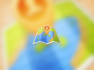 Stupid Map - Icon/Logo 128px checkin friends icon logo map pin